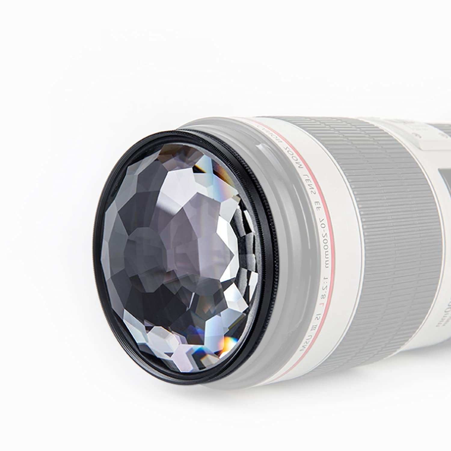 Fotoconic 77Mm Kaleidoscope Glass Prism Camera Lens Filter Variable Number Of Subjects Slr Photography Accessories
