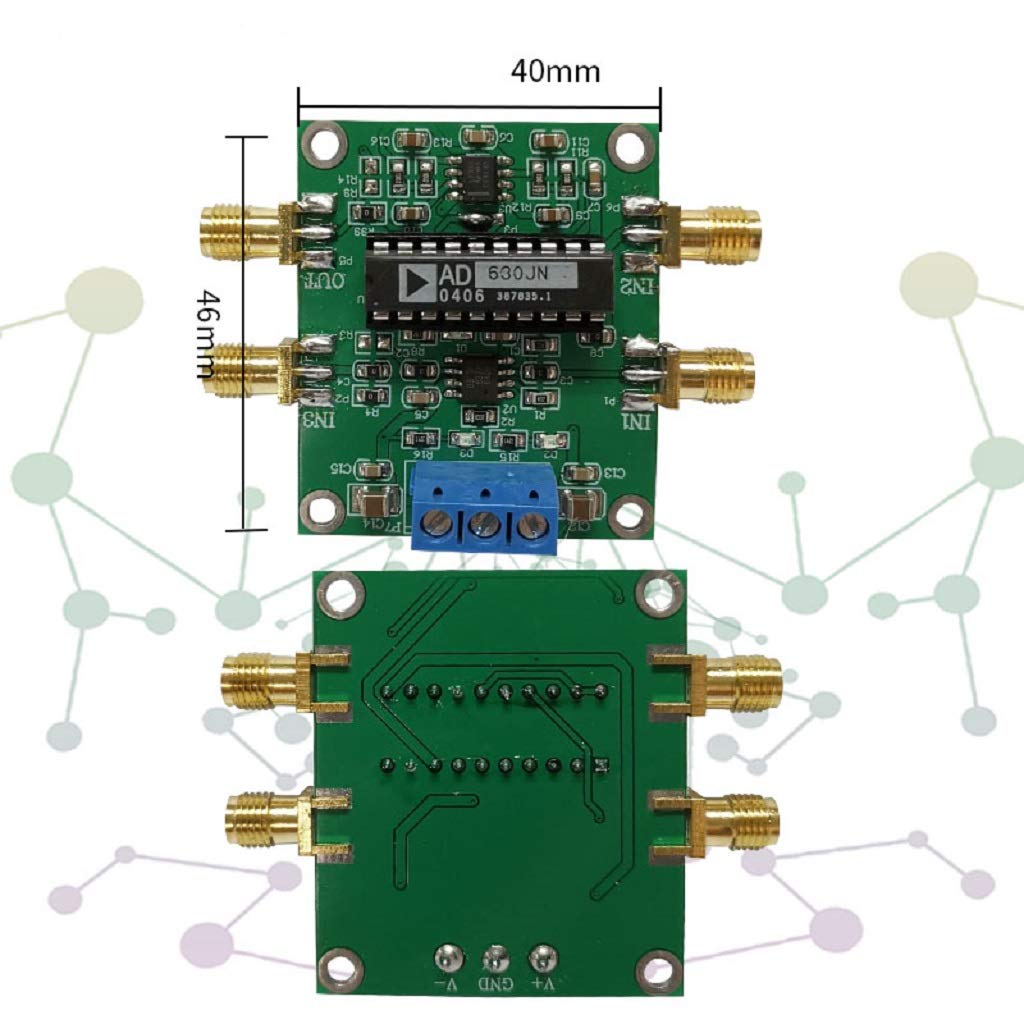 Taidacent Lock In Amplifier Ad630 Module Minimum System Phase Sensitive Detection Weak Signal Conditioning Balanced Modulation