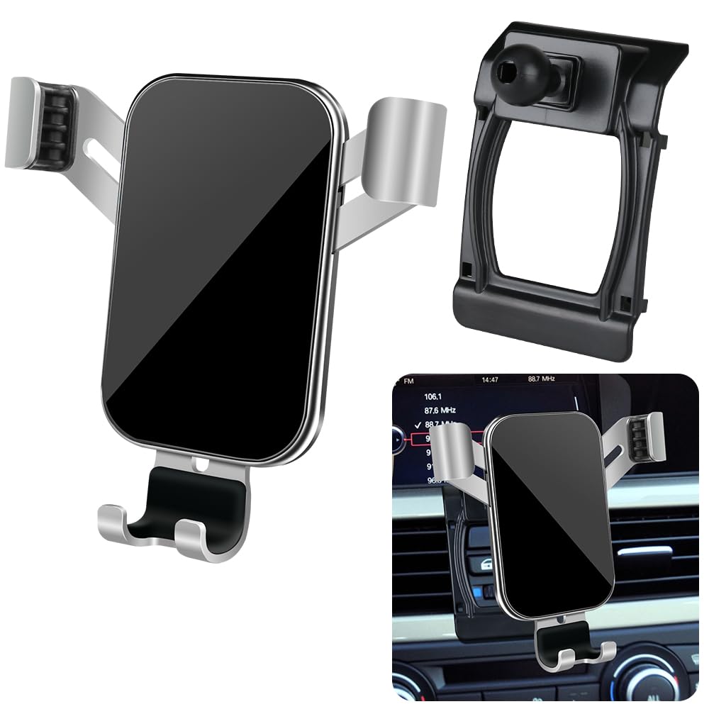 Lunqin Car Phone Holder For Bmw 3 Series 2005-2012 E90 E91 E92 E93 323 325I 328I 330I 335I 335D 328Xi 335Xi 325Ci 330Xi And Bmw 
