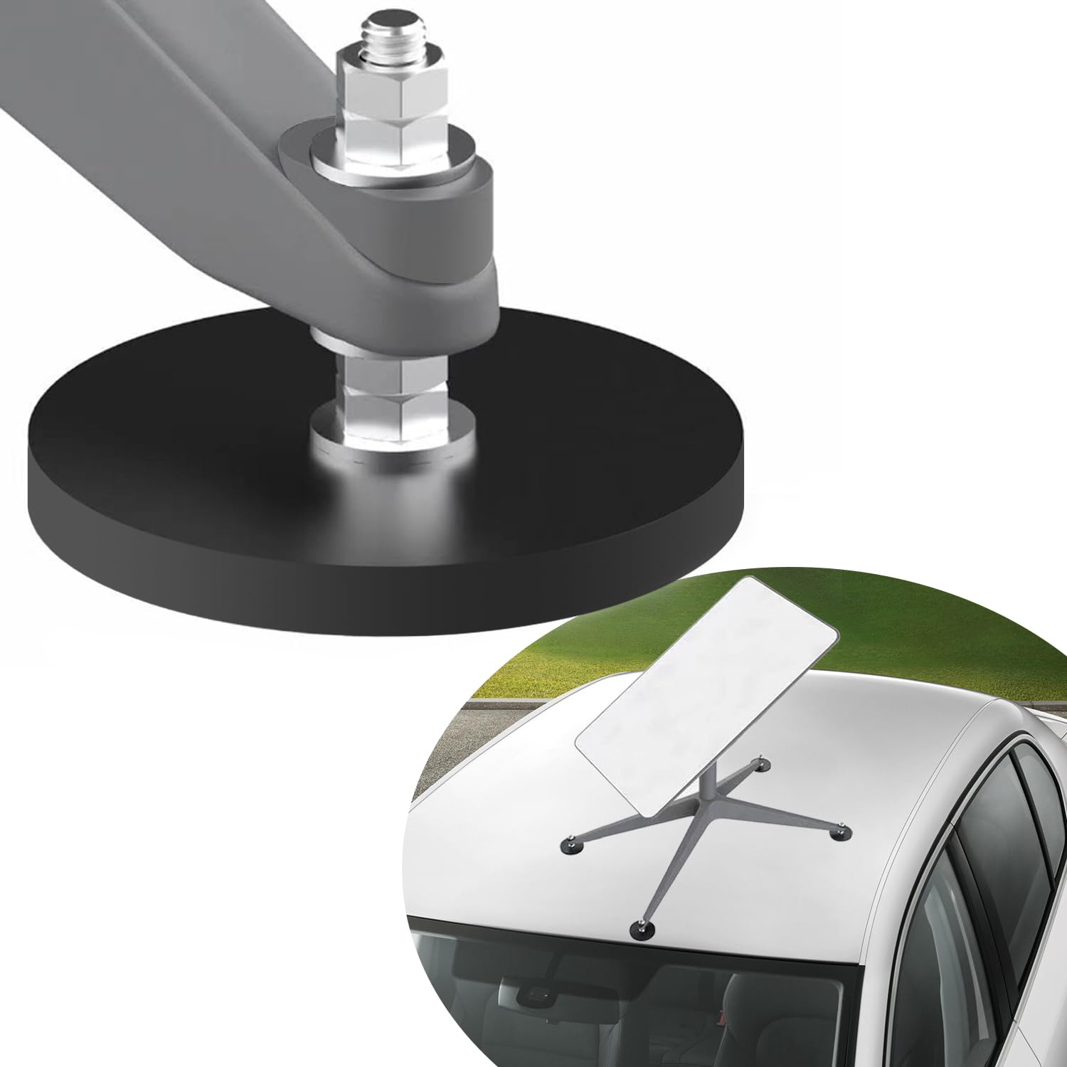 240Lbs Starlink Magnetic Roof Mount,Strong Starlink Mount For Starlink Internet Kit Satellite Star Link Mounting Kit Accessories
