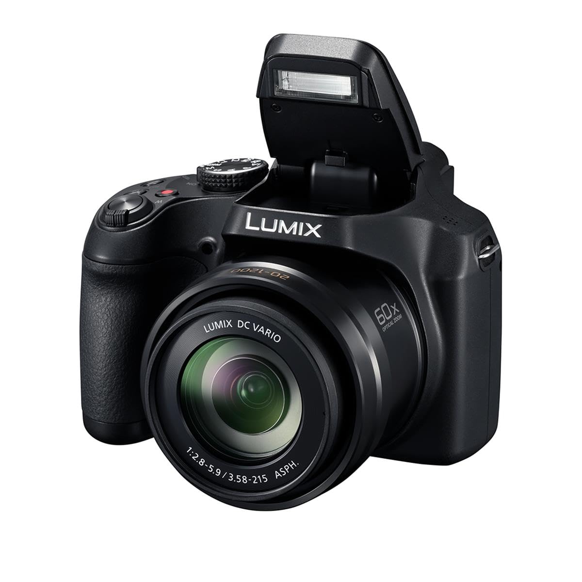 Panasonic Lumix Dc Fz80D 18.1Mp 4K 60X Long Zoom Digital Point & Shoot Camera, Black   Bundle With 32Gb Sd Card, Corel Pc Editin
