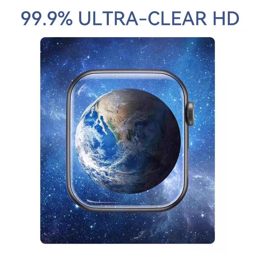 Lysandra Compatible For Tpu Smart Watch Screen Protector Film For Carbinox Vortex, [6 Pack] Full Coverage Tpu Clear Film Compati