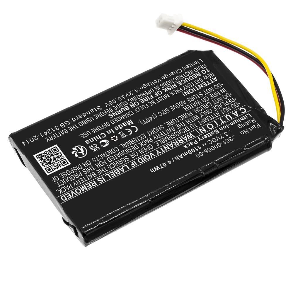 Mpf Products 1100Mah 361 00056 00, 361 00056 50 Battery Replacement Compatible With Garmin Drive 50, 50Lm, 51, 51Lmt, Nuvi 30, 5
