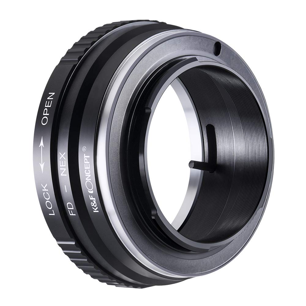 K&F Concept Lens Mount Adapter Fd To Nex Compatible For Canon Fd Fl Lens To Nex E Mount Camera Compatible For Sony Alpha Nex 7 Nex 6 Nex 5N Nex 5 Nex C3 Nex 3
