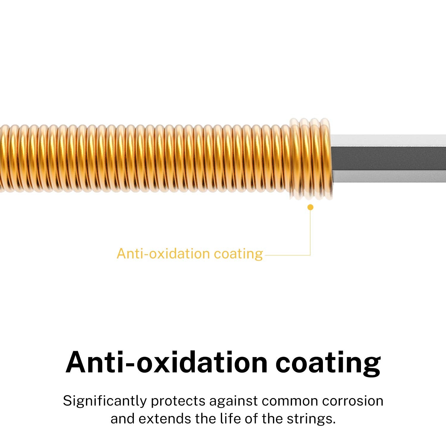 Donner Light Acoustic Guitar Strings Phosphor Bronze Coated 10 Sets Of 6 Hex Steel String 11 50 Das 20L