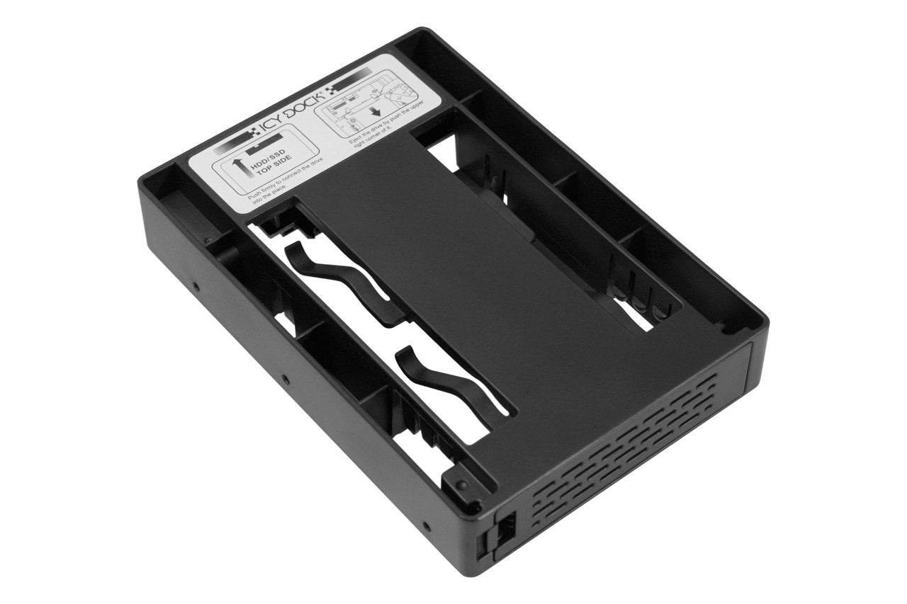 ICY DOCK 2.5 inch SATA SSD HDD to 3.5 SATA HDD Drive Bay Converter Mounting Bracket Kit Adapter  EZConvert MB882SP1S3B