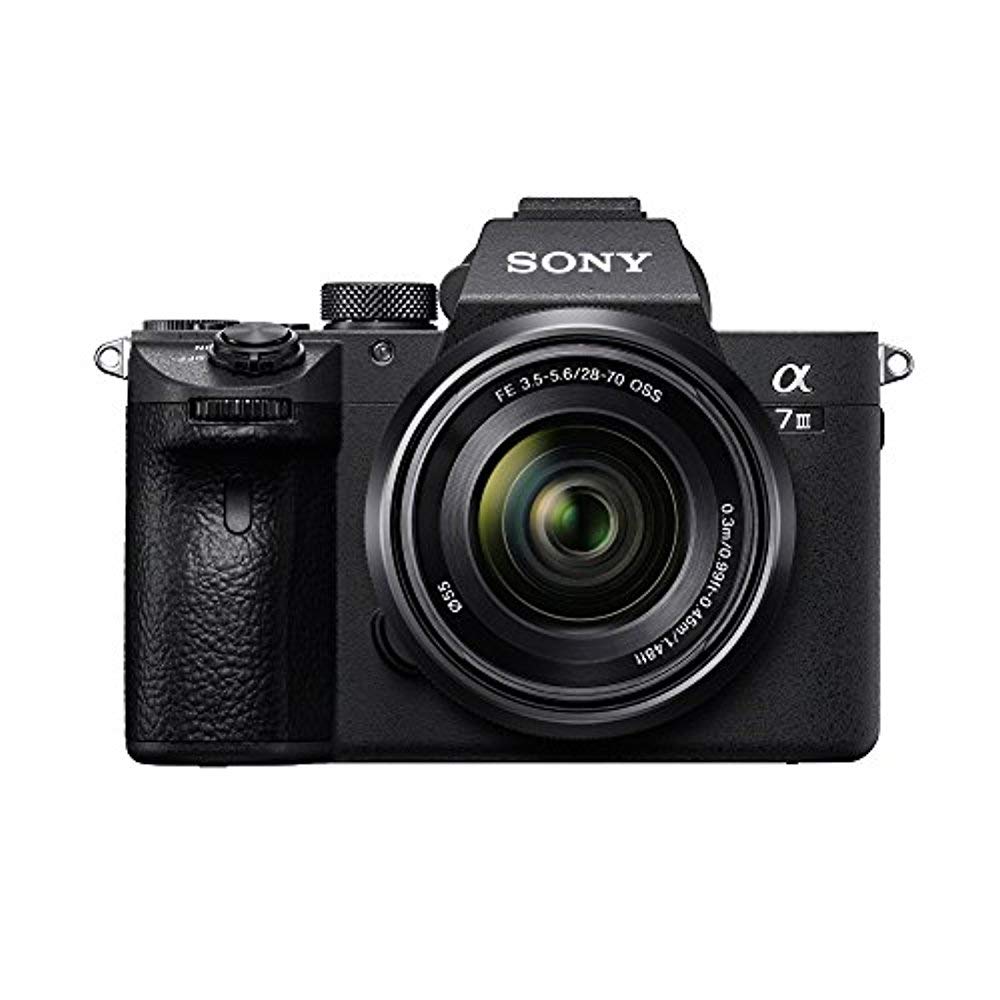 Sony a7 III (ILCEM3K/B) Full frame Mirrorless Interchangeable Lens Camera with 28 70mm Lens with 3 Inch LCD, Black