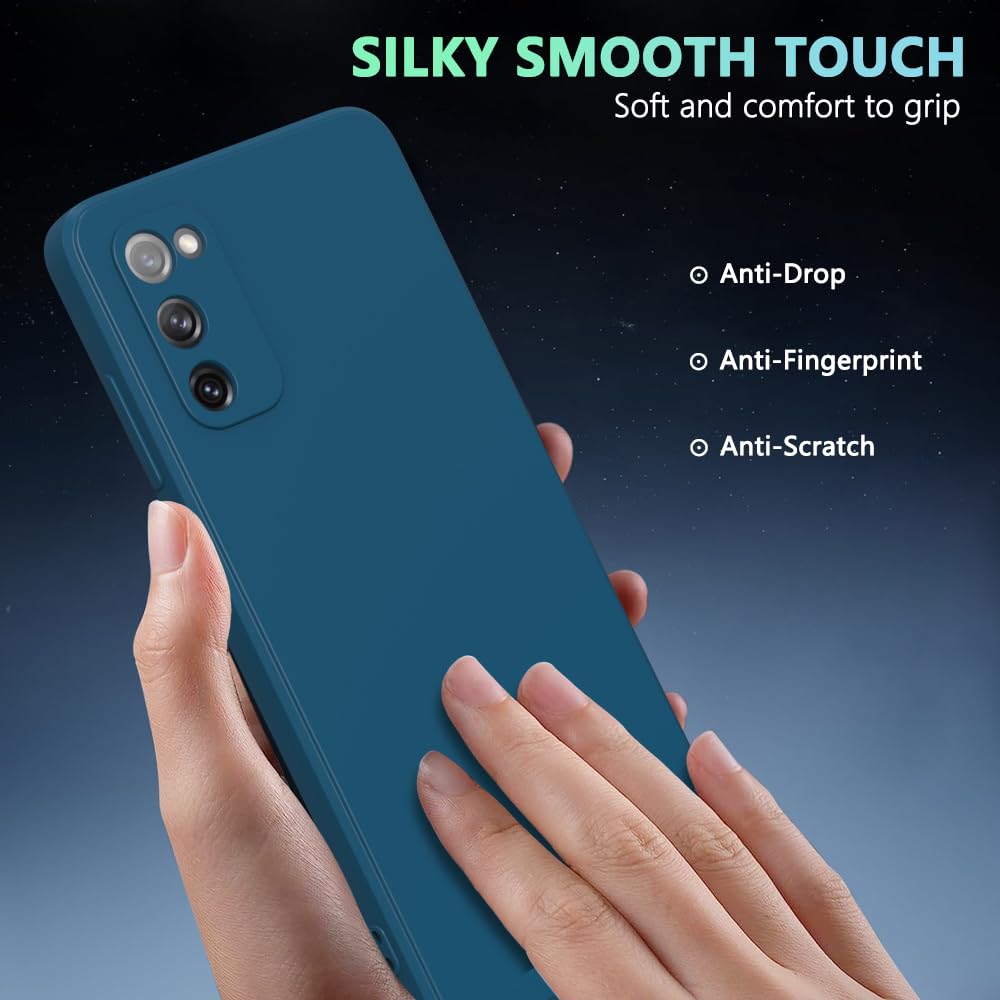 Wogroo For Samsung Galaxy S20 Fe Case Dark Blue, Scratch Resistant With Soft Touch, Slim Thin Phone Cover For Samsung Galaxy S20