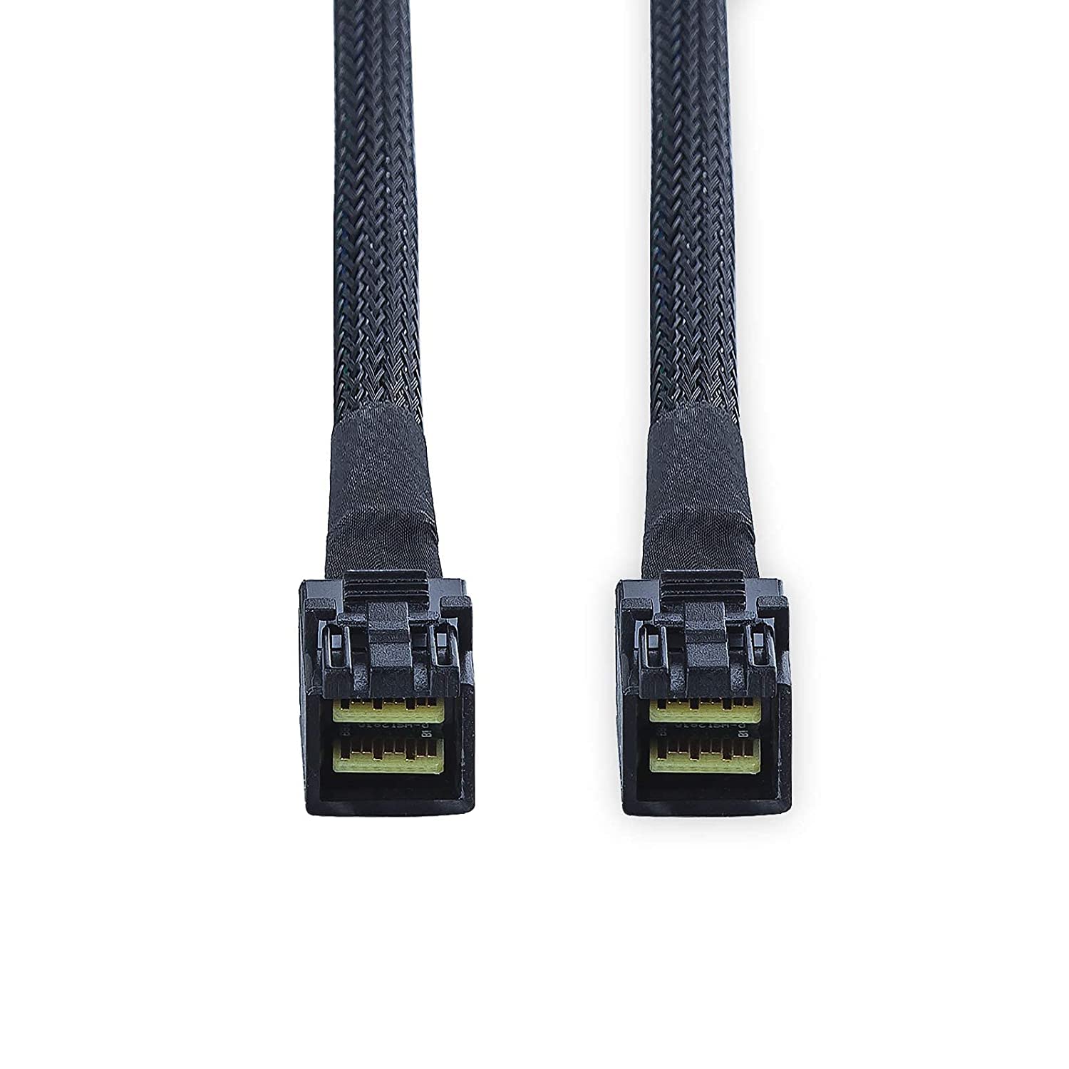 Internal Mini Sas Hd Sff 8643 To Sff 8643 Cable, With Sideband, 12G, 100 Ohm, Straight To Straight, 0.3 M(0.9Ft)