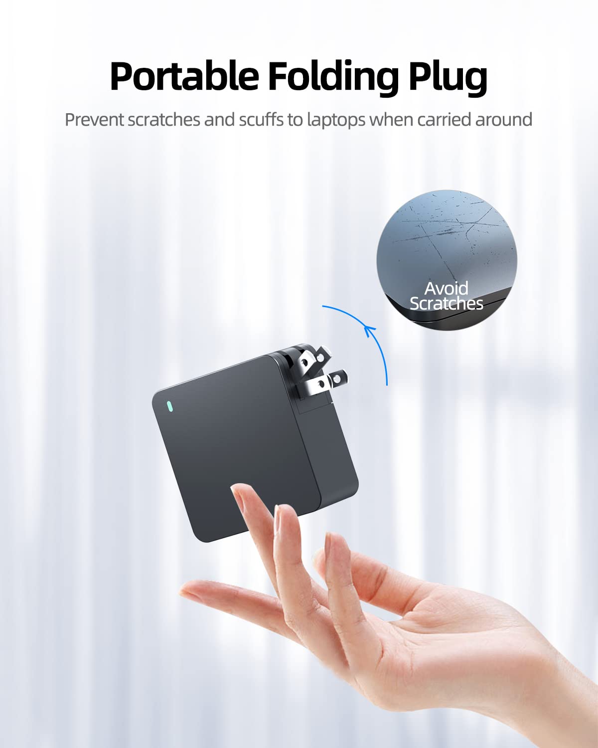 Charger For Asus Laptop, (Ul Certified Safety), Vivobook Zenbook And More, Featuring Charging Indicator, Foldable Plug(Scratch Resistant), Detachable Connector, 7.5Ft Cable, 65W/45W/33W