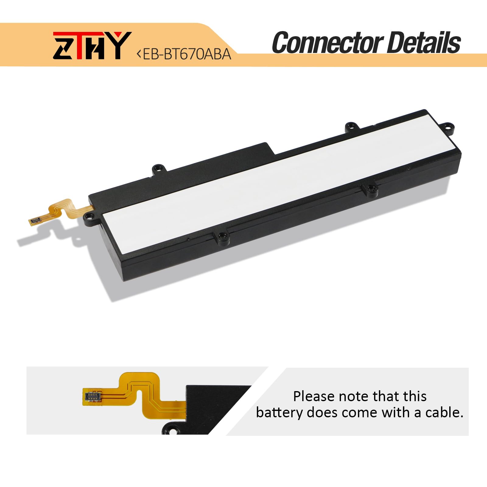 Zthy 64.64Wh Eb Bt670Aba Eb Bt670Abe Laptop Battery Replacement For Samsung Galaxy View 18.4'' Sm T670 Sm T677A Series Aa2Ga26Bs