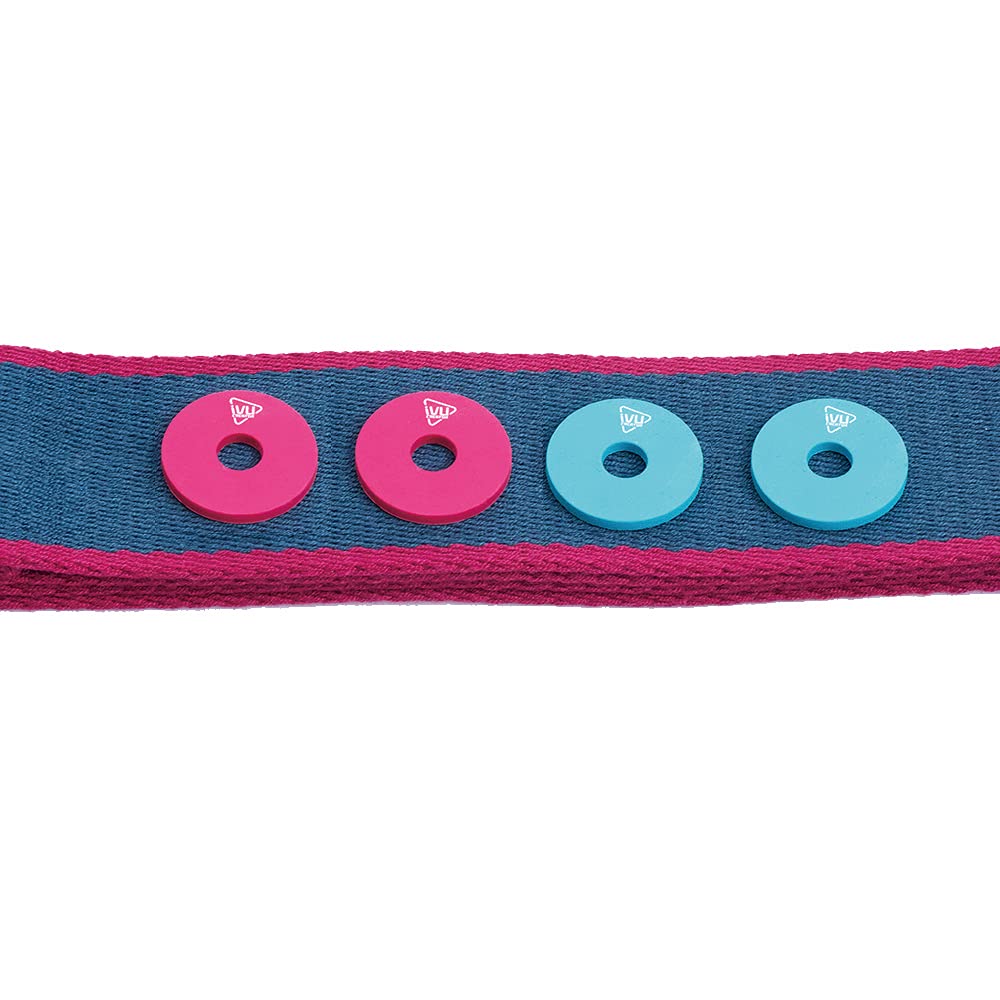 Ivu Creator Guitar Strap Locks Premium Strap Blocks Blue And Red