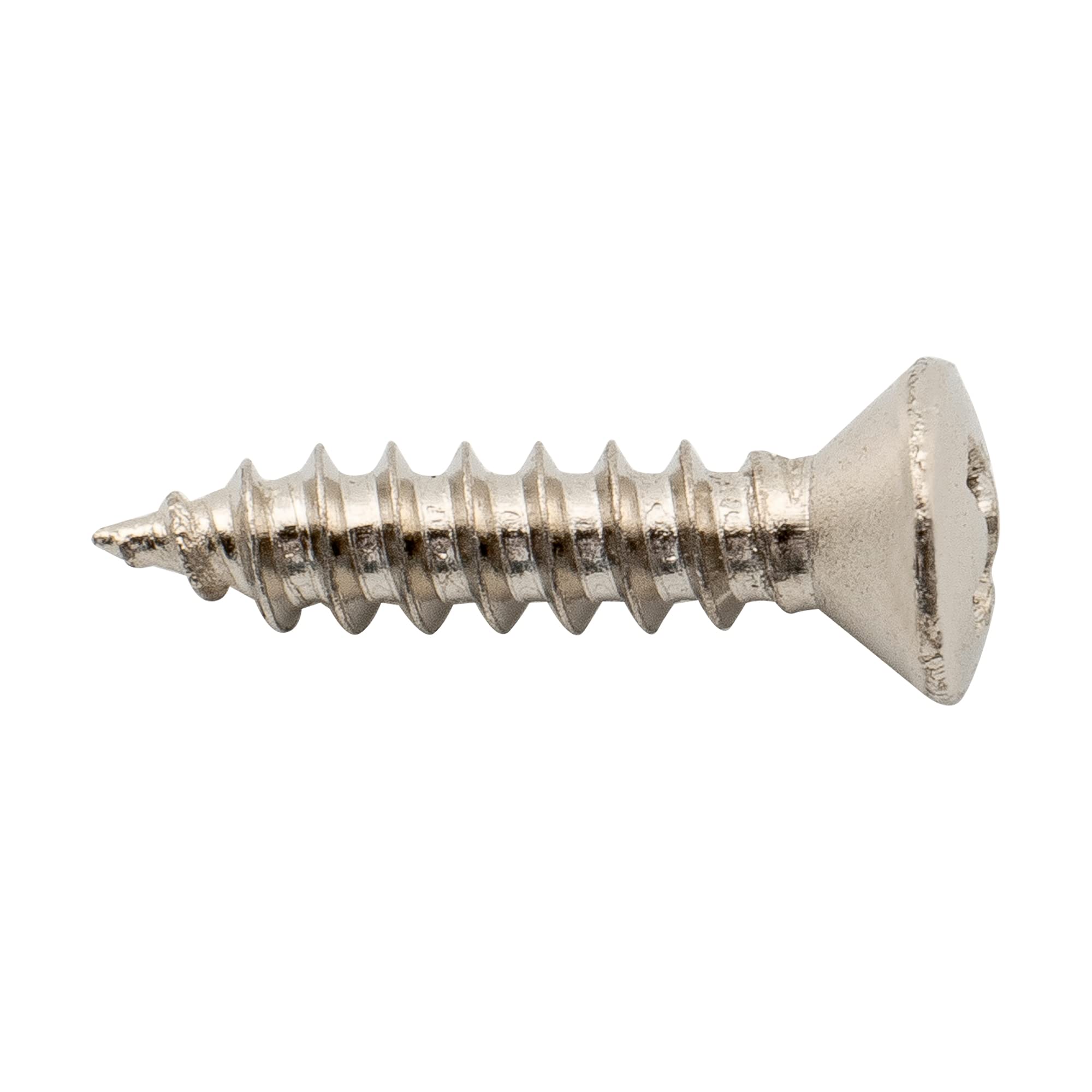 Musiclily Ultra 3X12Mm Stainless Steel Pickguard Mounting Screws For Fender Stratocaster Telecaster Electric Guitar Or Bass, Nic