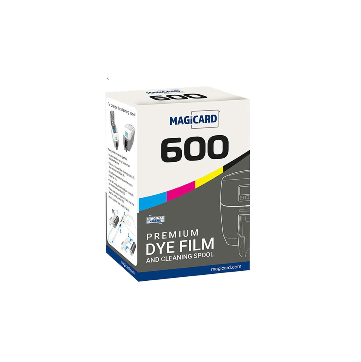 Bodno Magicard 600 Printer Mb250Ymckok Color Ribbon   Ymckok   250 Prints Software Demo Card