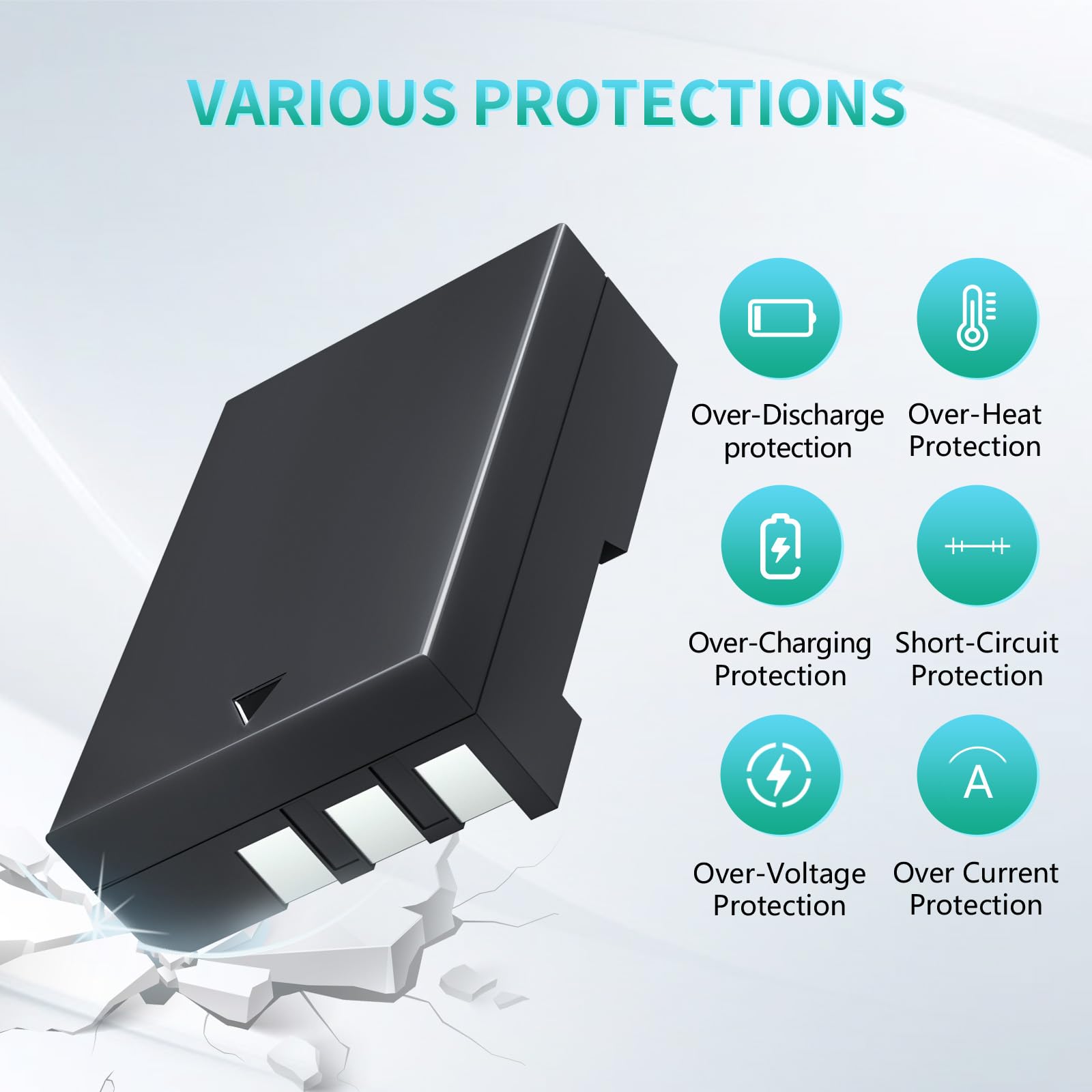 En El9 En El9A Battery Pack, Lp 2 Pack Rechargeable Li Ion Battery Set, Replacement Battery Compatible With Nikon D40, D40X, D60