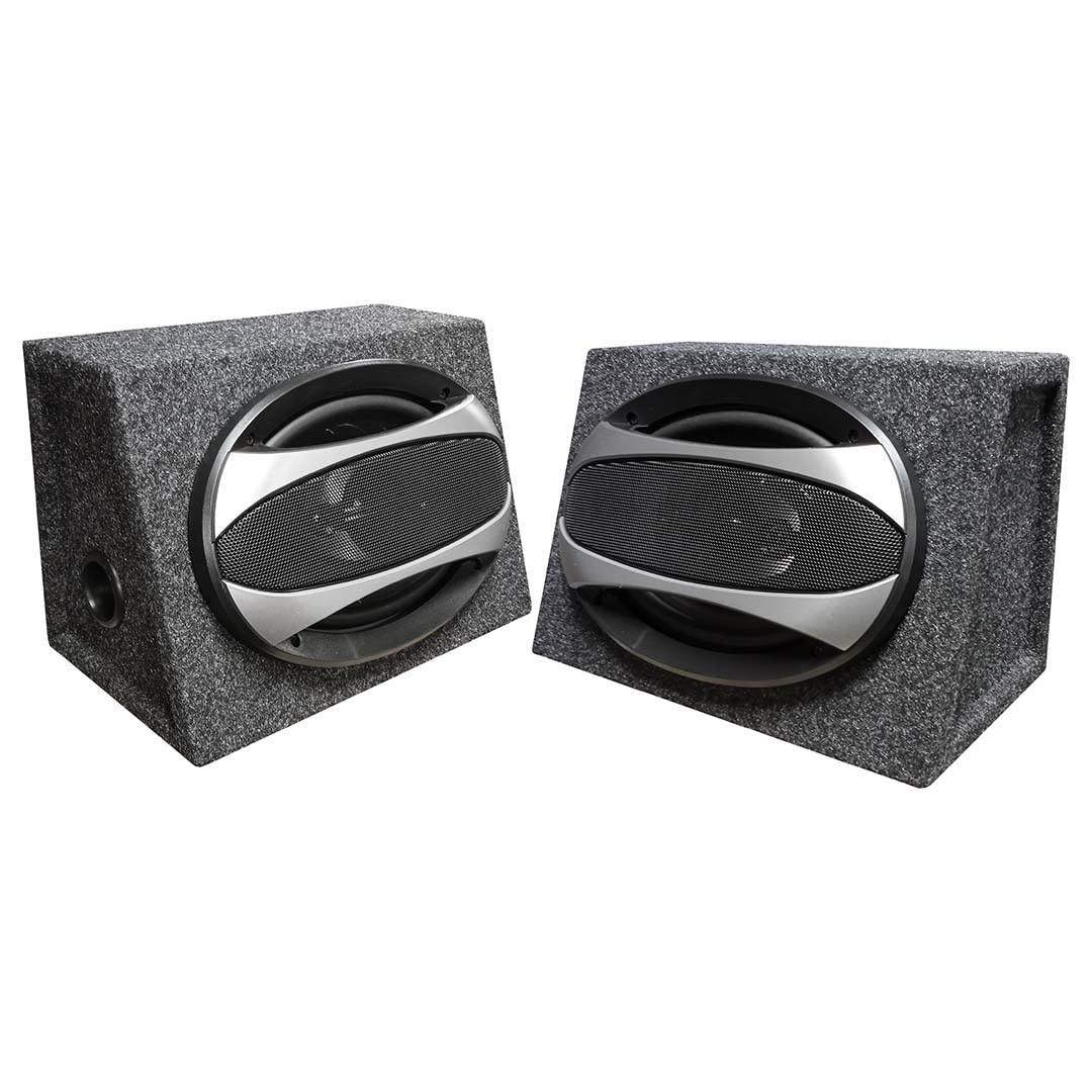 Audiodrift Loaded 6X9'' 500 Watt Max 4 Way Single Boxes (Pair)