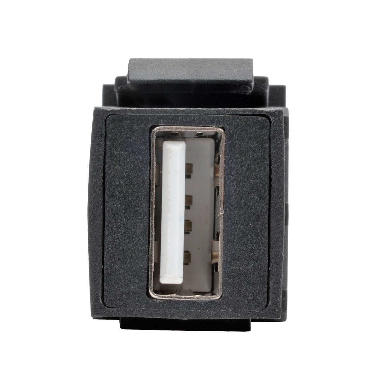 Tripp Lite Usb 2.0 Keystone/Panel Mount Coupler (F/F), All In One, Black (U060 000 Kp Bk)