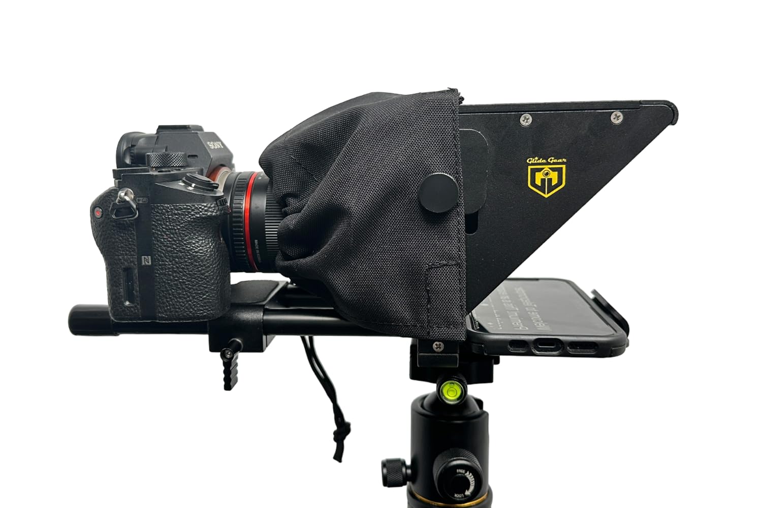 Glide Gear 3 In 1 Tmp 75 Laptop Smartphone Prompt Dslr Video Zoom Teleprompter