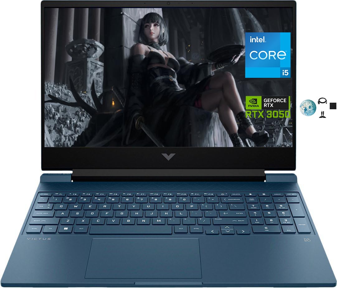 Hp Victus 15.6 Fhd 144Hz Gaming Laptop, Intel Core I5 12450H(Up To 4.4Ghz), Rtx 3050, 64Gb Ram, 2Tb Pcie Ssd, Backlit Kb, Touchp