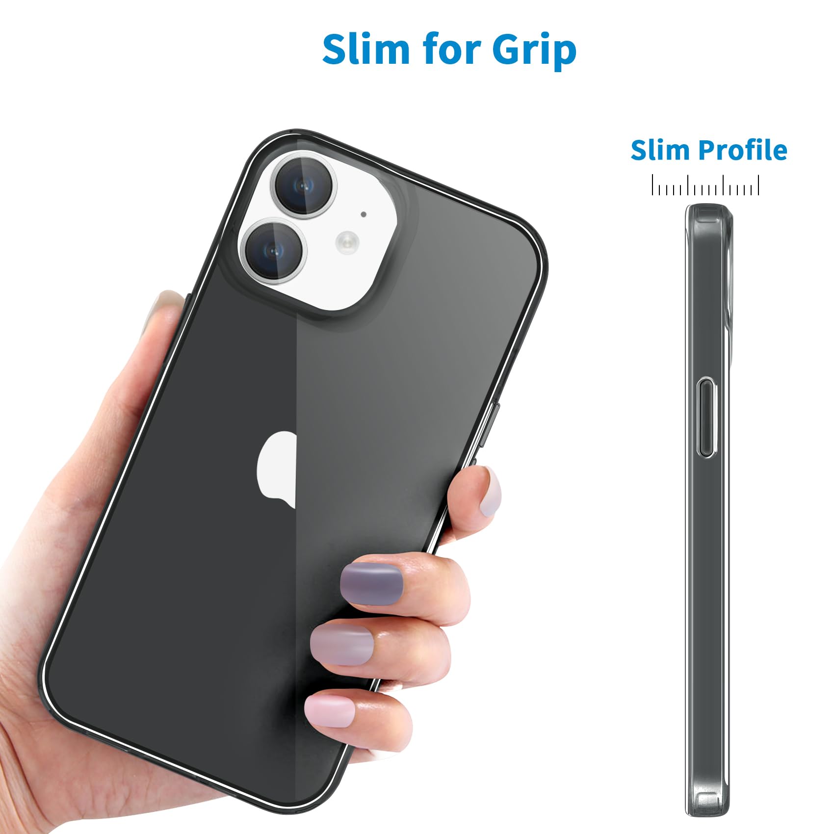 Jjgoo Compatible With Iphone 12 Case & 12 Pro Case Clear Soft Transparent Shockproof Protective Slim Thin Bumper Phone Cover For