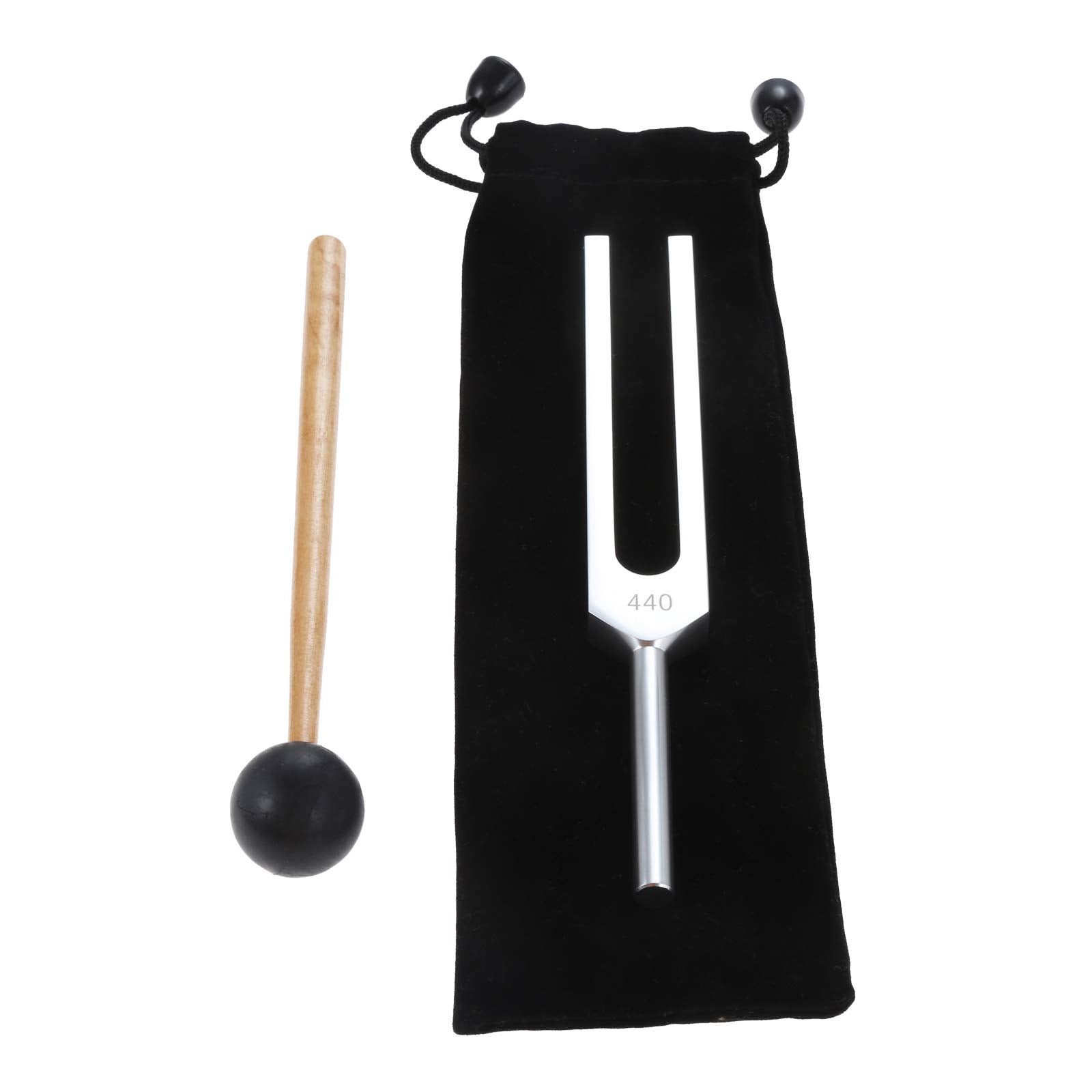 440 Hz Tuning Fork, A440Hz Tuning Fork With Silicone Hammer Bag For Violin Guitar Tuner Instrument, Dna Repair Healing, Sound Th
