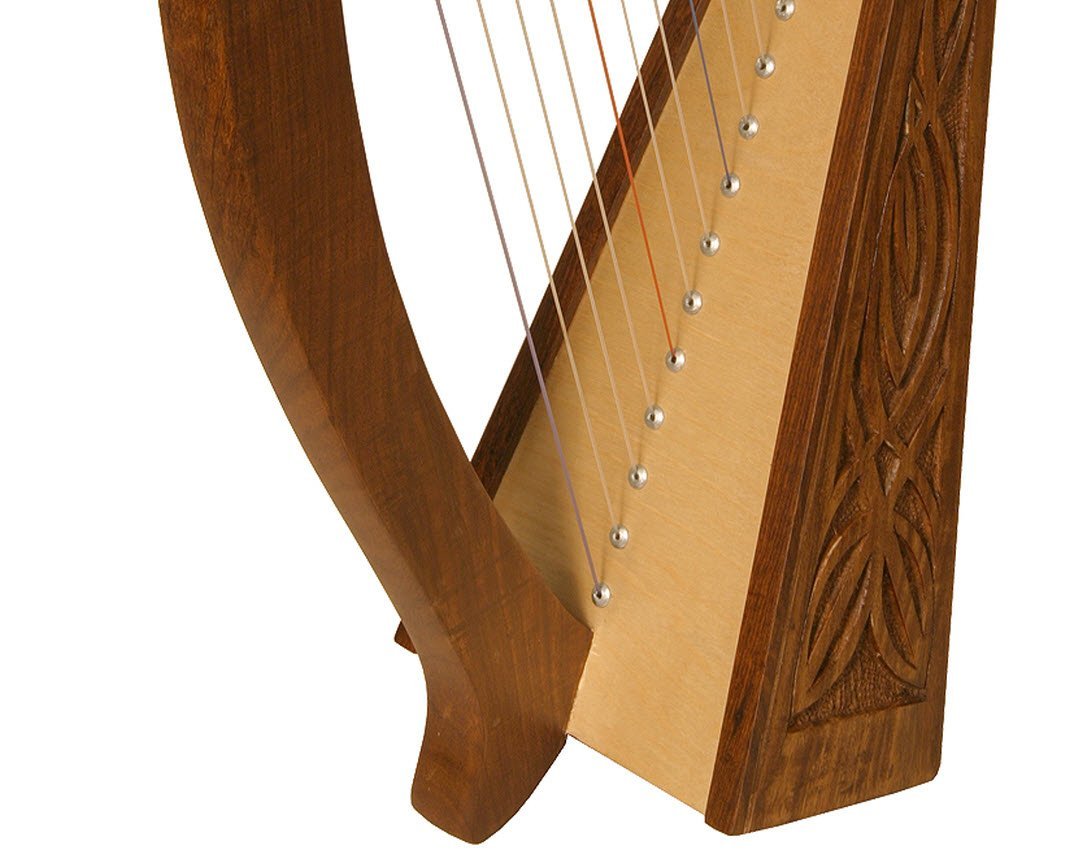 Roosebeck Baby Harp Tm, 12 Strings, Knotwork