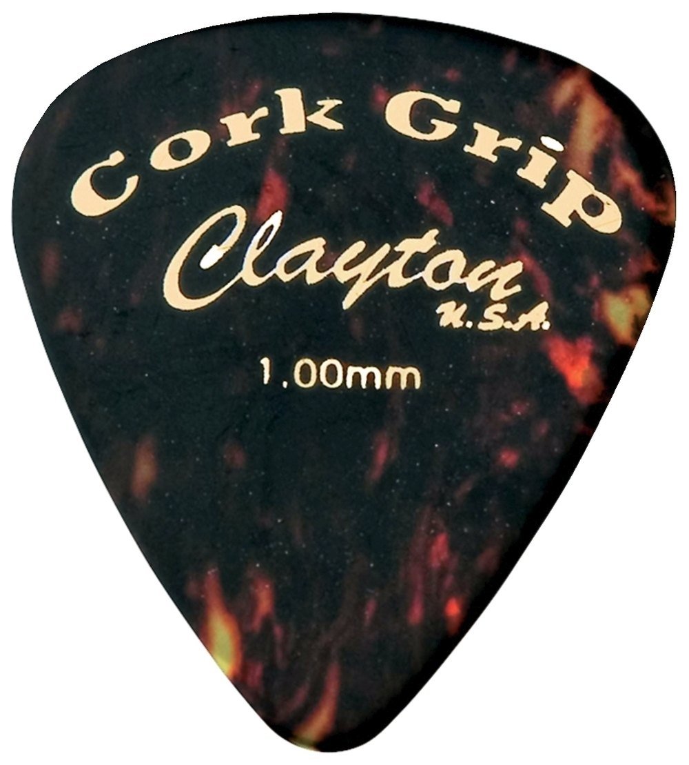 Clayton Cork Grip Guitar Picks (Select From Gauges .38Mm  1.26Mm)
