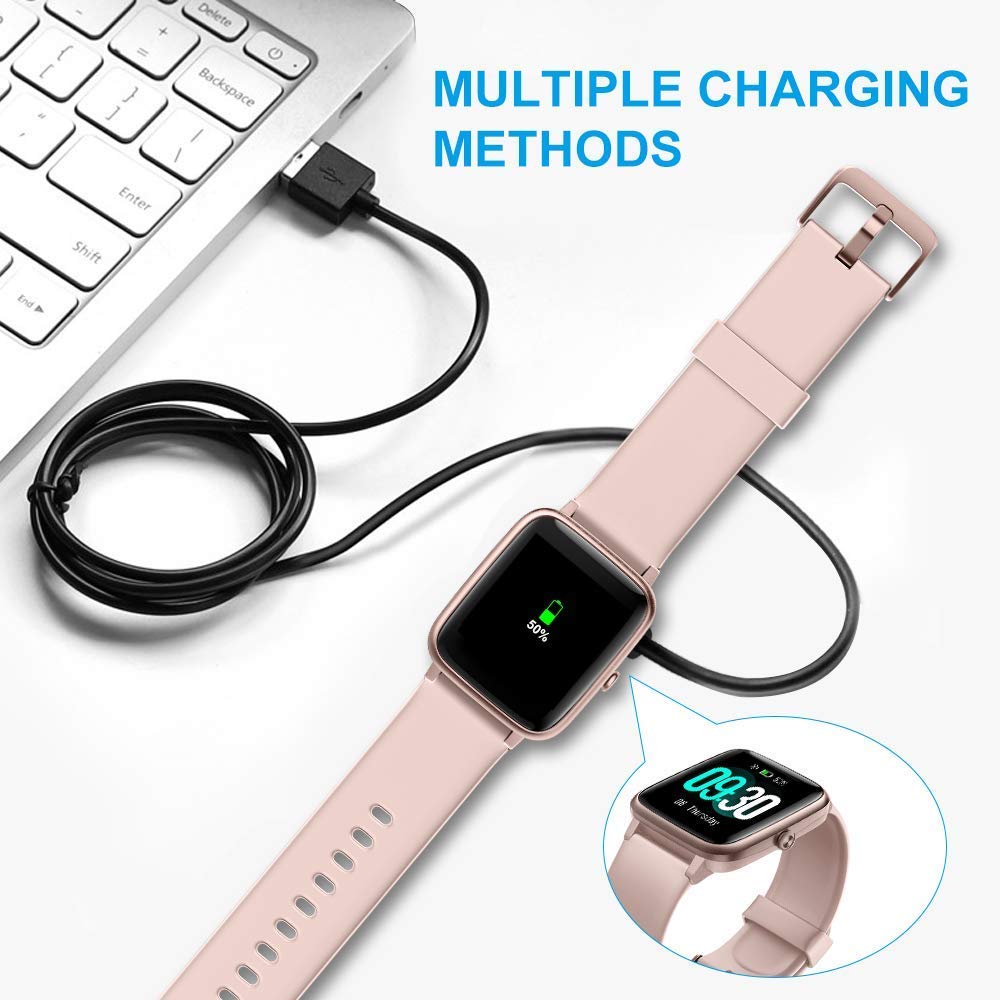 Compatible With Gerafame Smart Watch Charger, Lamshaw Magnetic Replacement Charger Compatible With Gerafame Smartwatch Y6/Weurgh