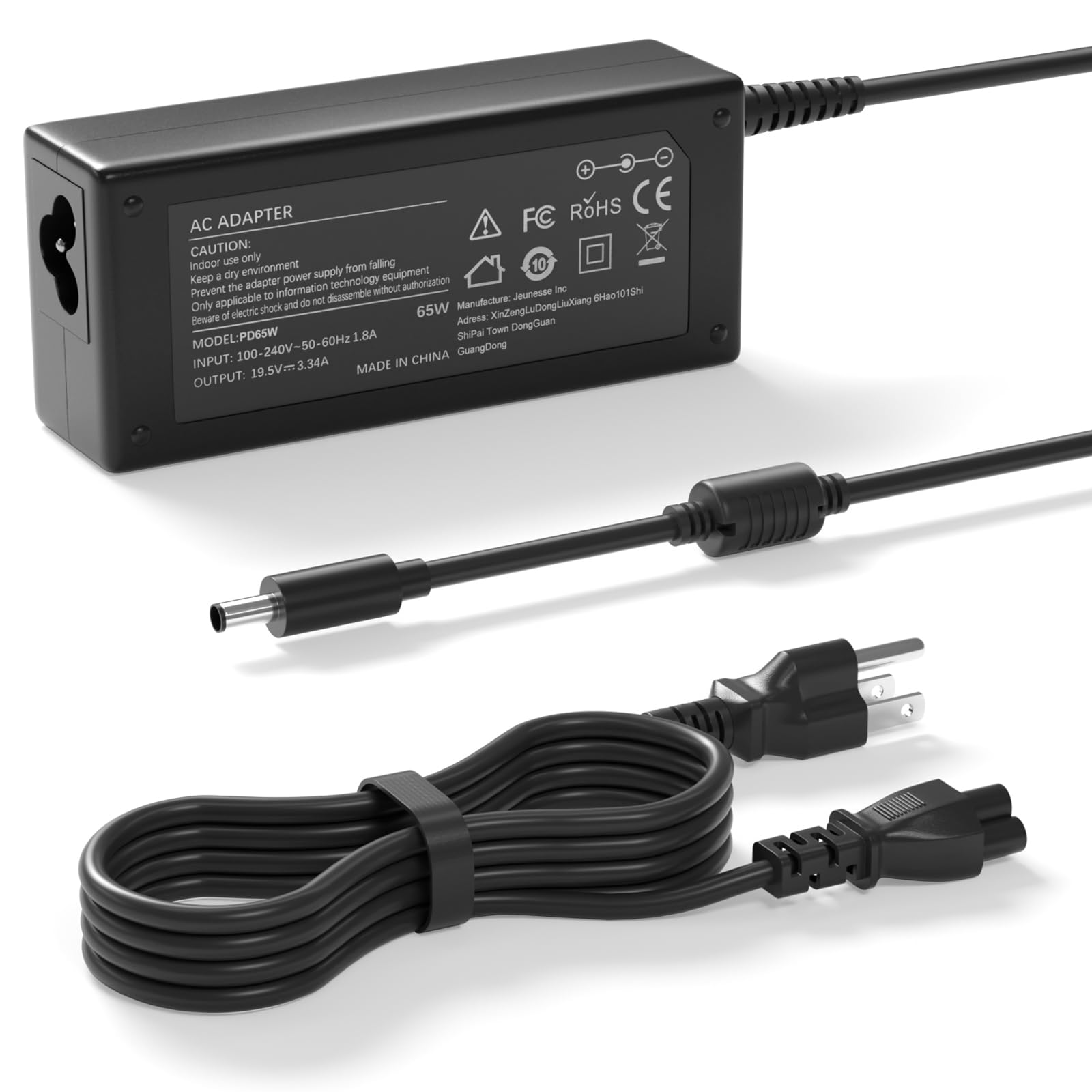 Gasmocs 65W Charger Compatible with Inspiron 15 3520 3530 3535 3501 3511