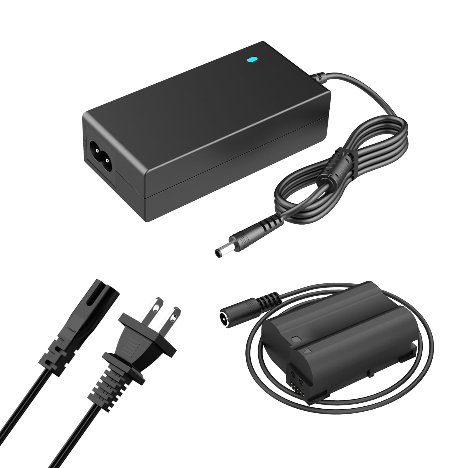 Hy1C Ep 5B Power Supply Connector Eh 5 Ac Adapter En El15 Dummy Battery Kit For Nikon Z5, Z6, Z6 Ii, Z7, Z7 Ii, Z8, D500 D610 D750 D780 D800 D800E D810 D810A D850 D7000 D7100 D7200 D7500 Cameras