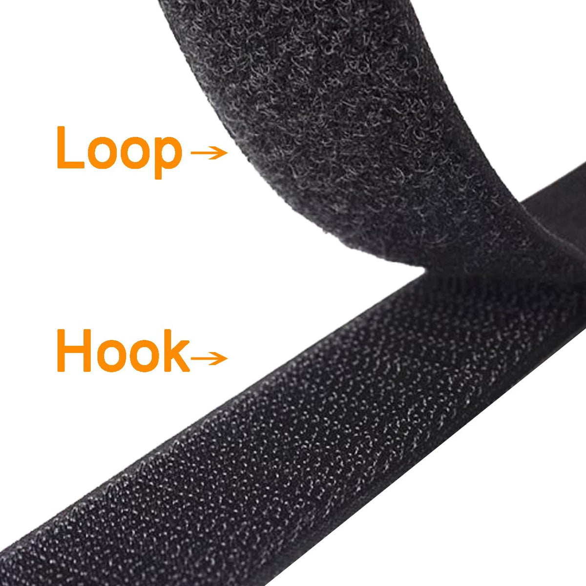 Vigaer 24 Inch Hook And Loop Cable Strap Reusable Fastening Strap 12 P ...