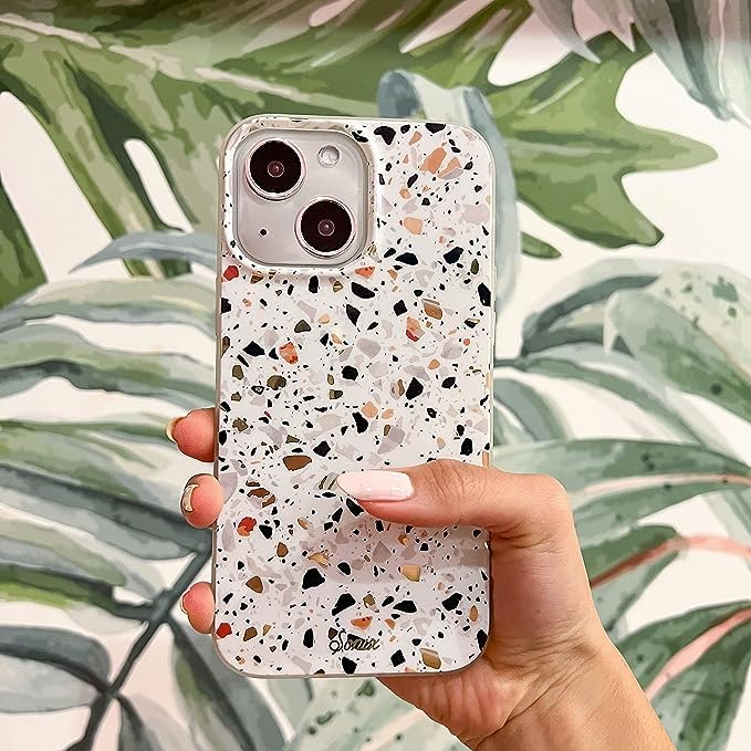 Sonix Case For Iphone 15, 14, 13 | Compatible With Magsafe | 10Ft Drop Tested | Marble Terrazzo Confetti