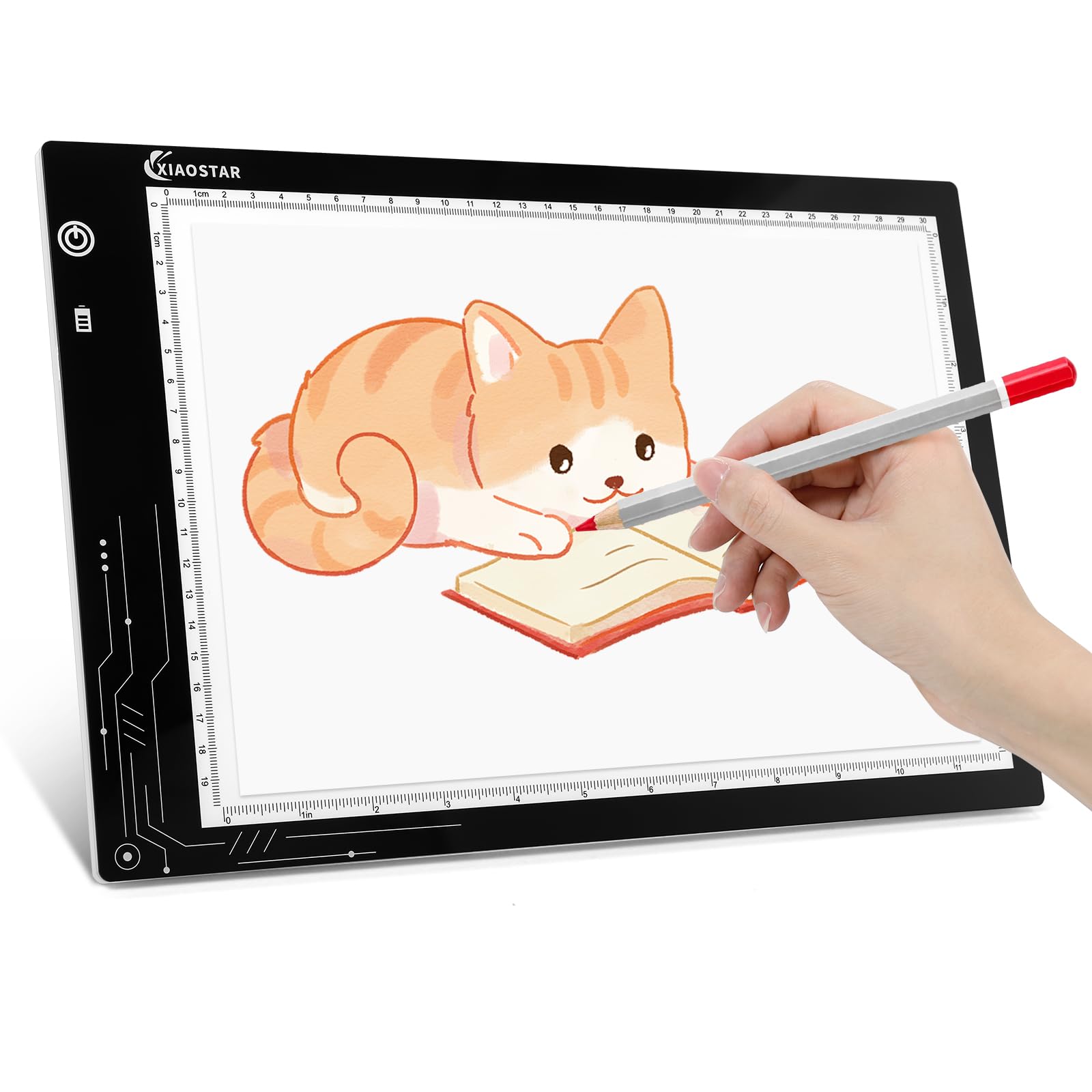 Rechargeable Light Box Drawing A4,Tracing Board With Brightness Adjustable For Artists, Animation Drawing, Sketching, Animation,