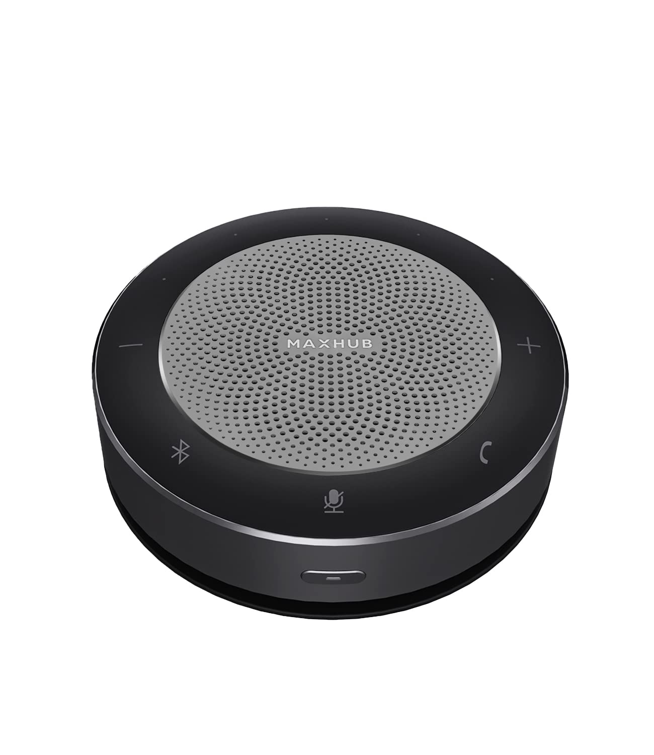 Enther&MAXHUB Upgraded BM21 Bluetooth Conference Speakerphone, Teleconference Speaker with Wireless Charging, USB Speaker with 6