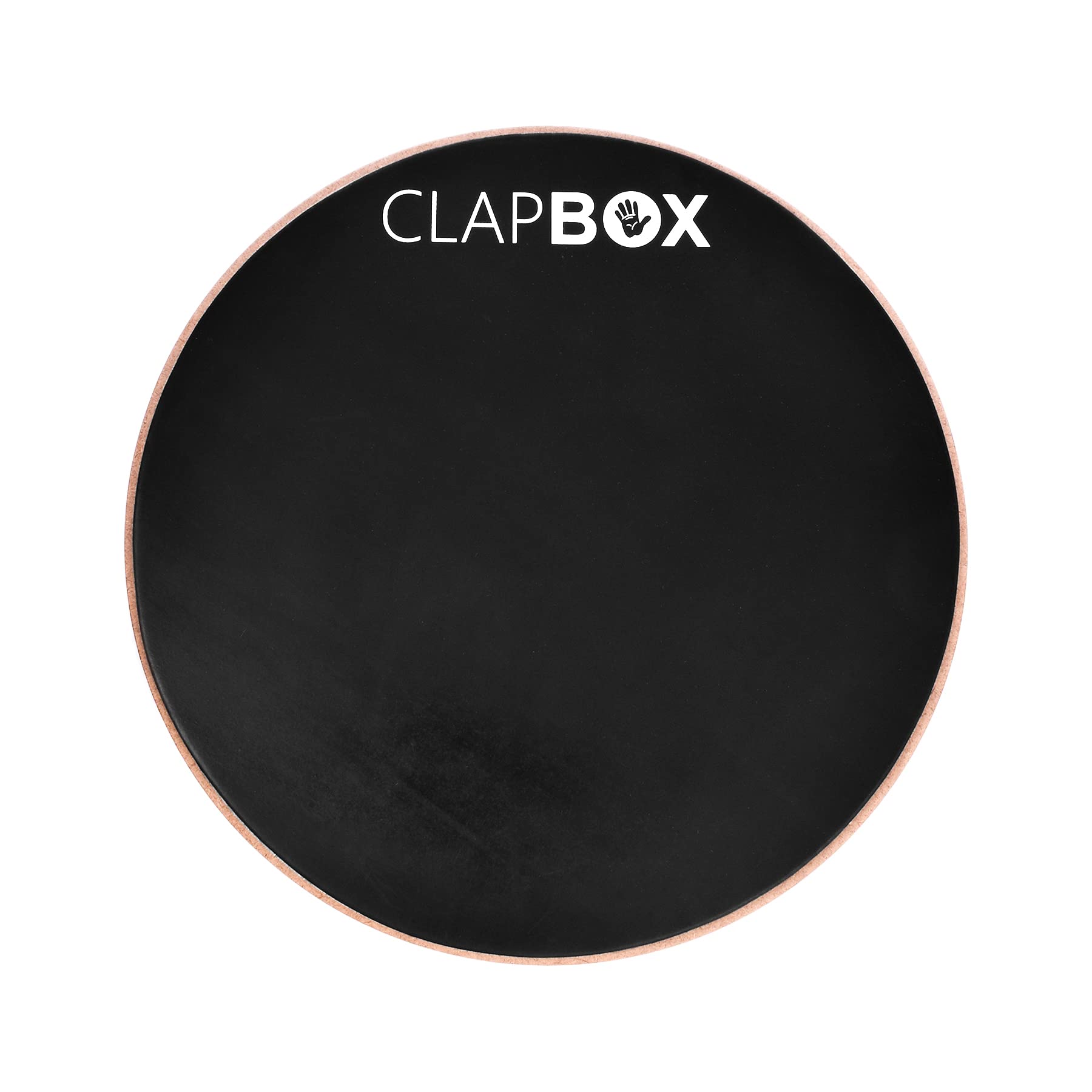 Clapbox Drum Practice Pad  12 Inches, Black, CbPpd (Practice Pad Only)