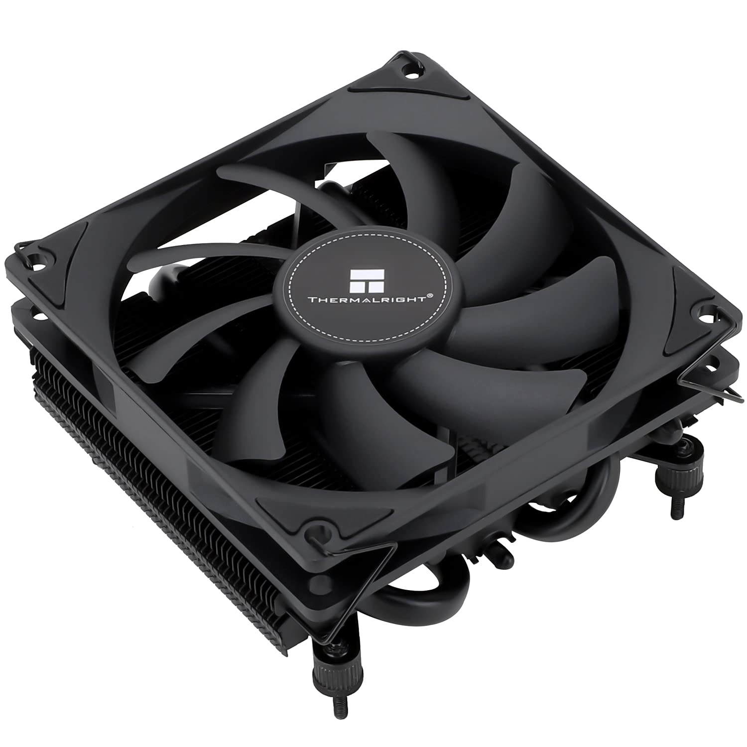 Thermalright Axp90 X36 Black Low Profile Cpu Cooler, With 92Mm Tl 9015B Slim Pwm Fan, Itx Cpu Cooler, Aghp Technology, 36Mm Heig