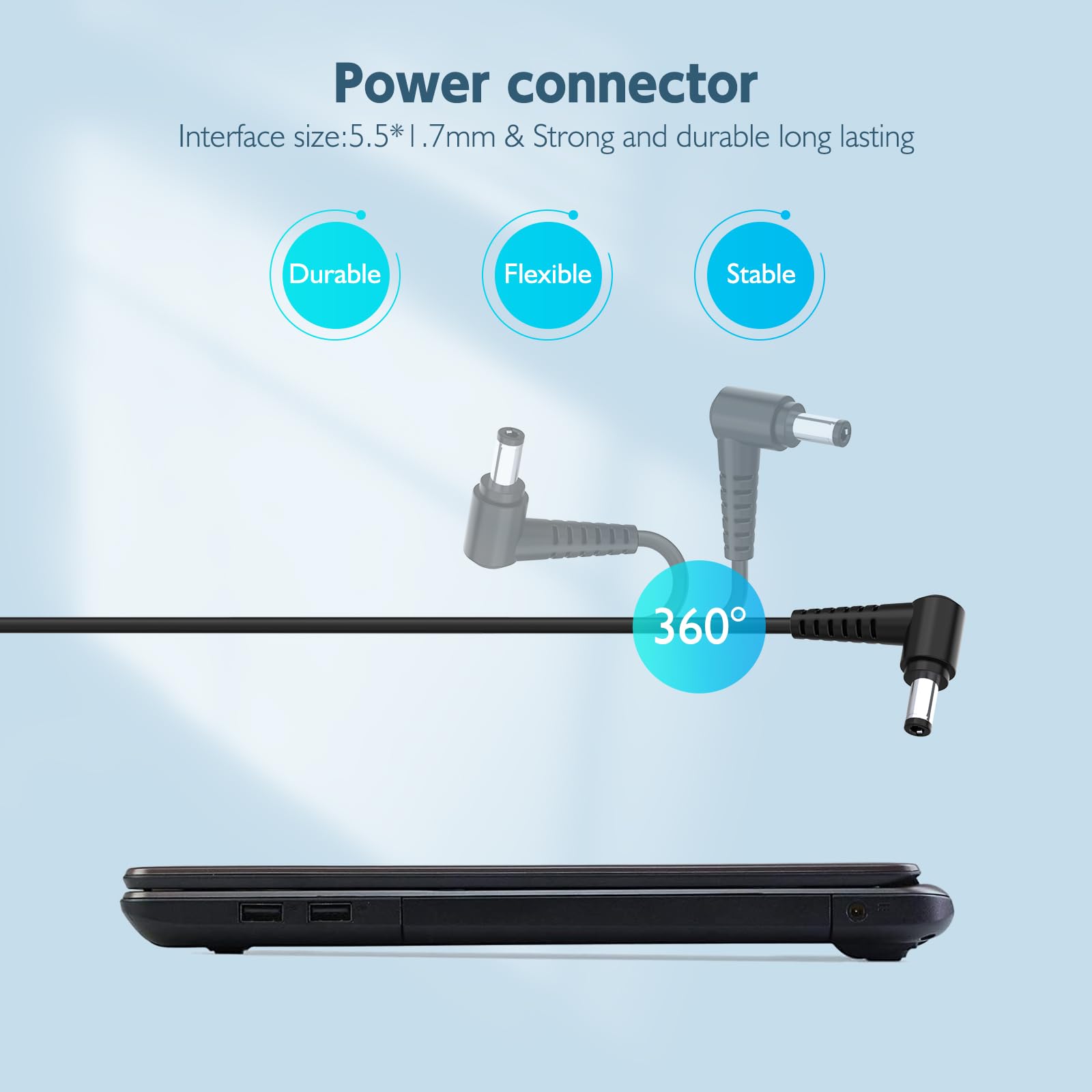135W Charger For Acer Nitro 5 Gaming Laptop Power Cord, Ac/Dc Adapter Acer N18C3 An515 51 An515 41 An515 53 An515 52 An515 43 An517 51 N18C4 Adp 135K Adp 135Kb