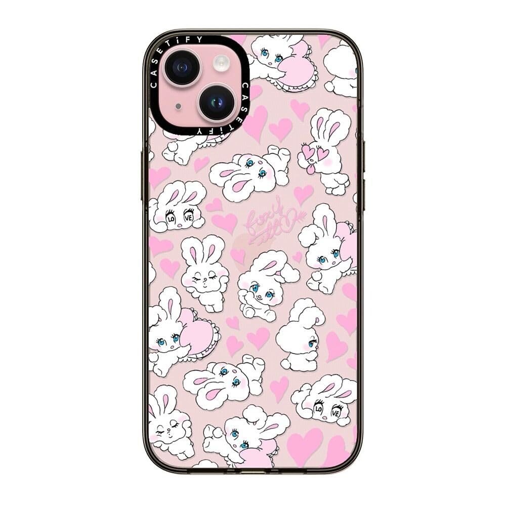 Casetify Compact Iphone 15 Plus Case [2X Military Grade Drop Tested / 4Ft Drop Protection]   Cute Prints   Sweetheart Mix   Clea