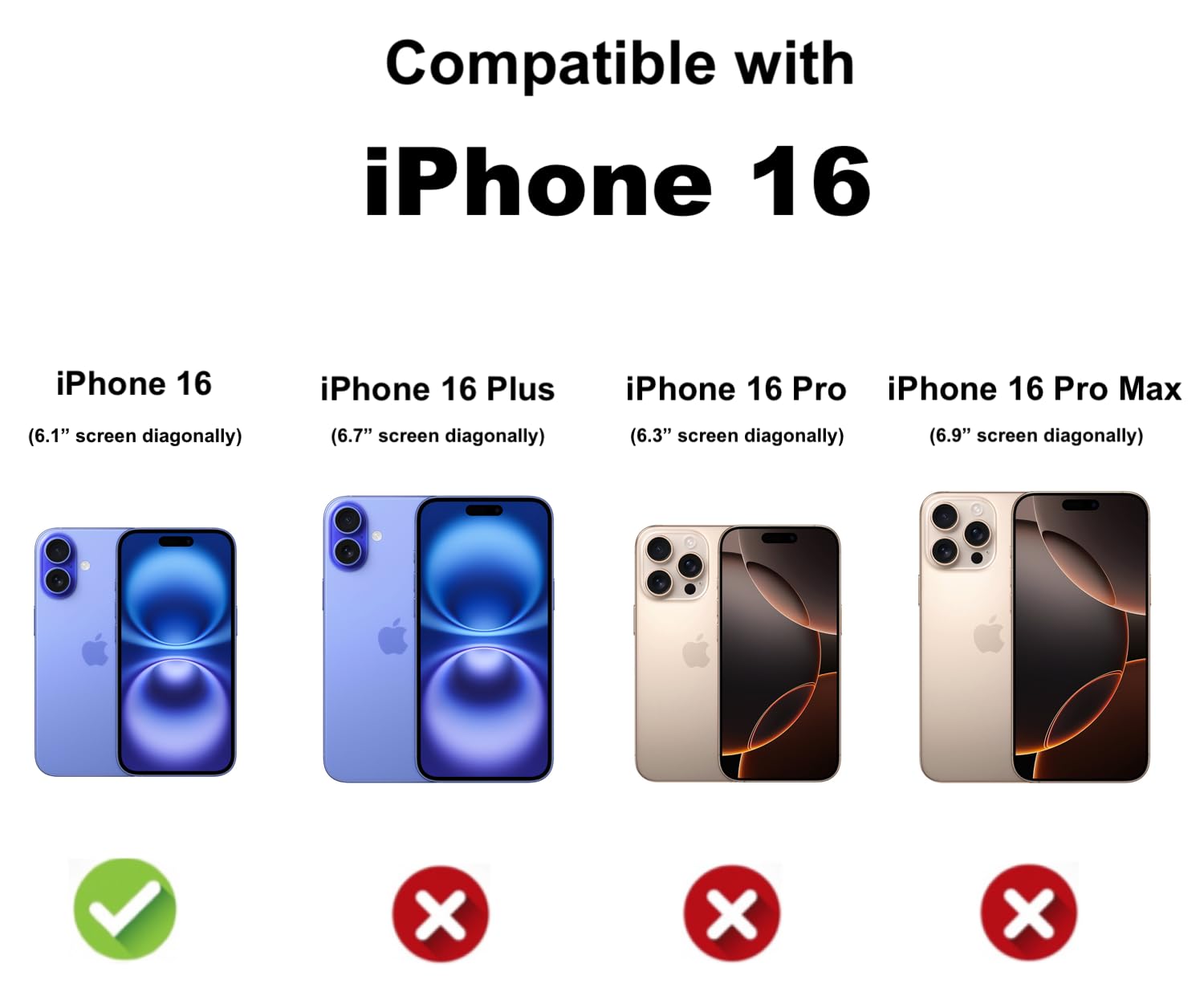 Shamo'S Clear Tpu Case For Iphone 16   With Camera Protection, Ultra Slim, Shockproof, Anti Yellowing, Scratch Resistant, Wirele