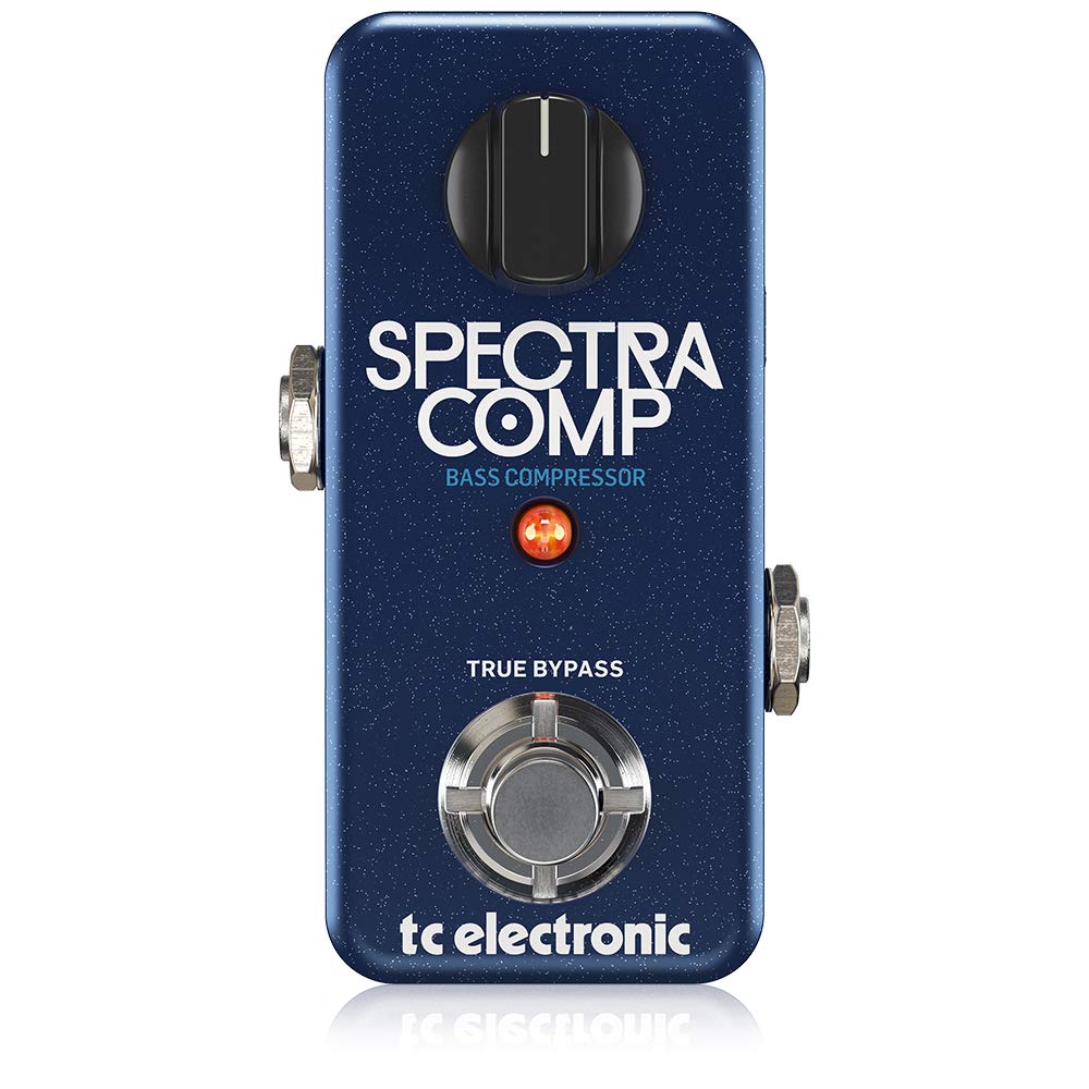 TC Electronic SPECTRACOMP BASS COMPRESSOR Ultra-Compact Multiband Compression Pedal for Bass with Built-In TonePrint Technology