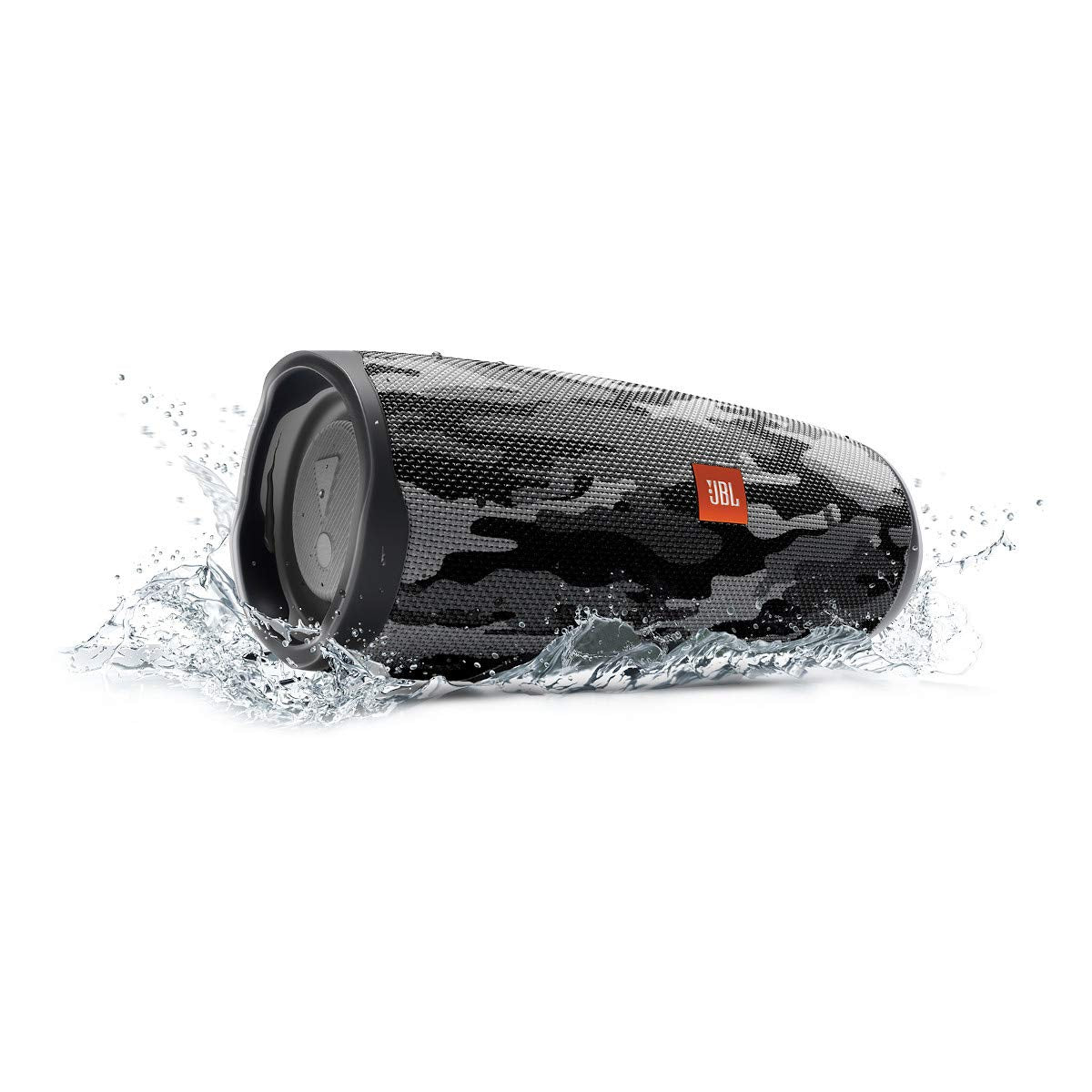 Jbl Charge 4 Portable Bluetooth Speaker (Black/White Camouflage)