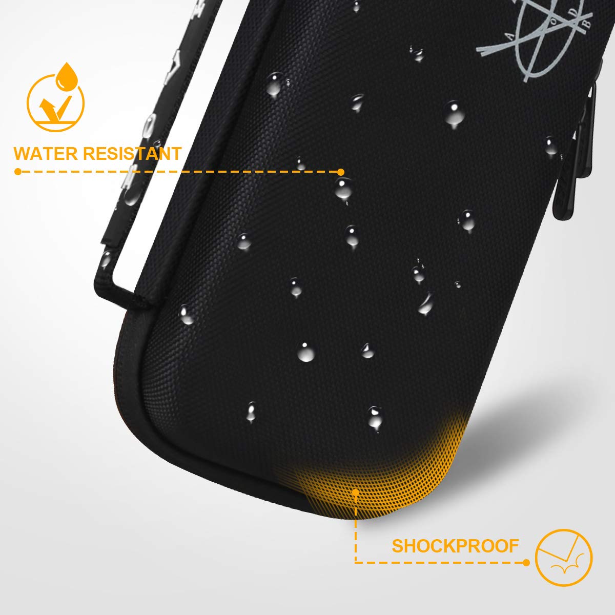 Bovke Hard Travel Case Compatible With Texas Instruments Ti-84 Plus Ce/Ti-83 Plus Ce Color Graphing Calculator, Large Zipped Poc