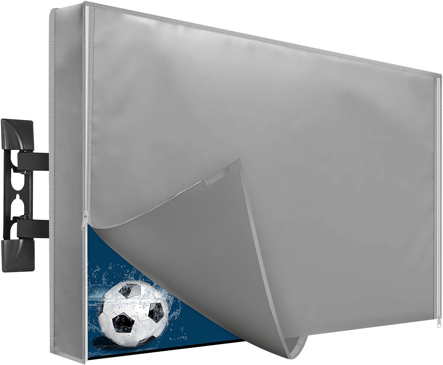 Outdoor TV Cover 30 to 32 Inch Weatherproof, Waterproof Outside TVs Covers Heavy Duty 600D Oxford Covers Outdoor Screen Protecto