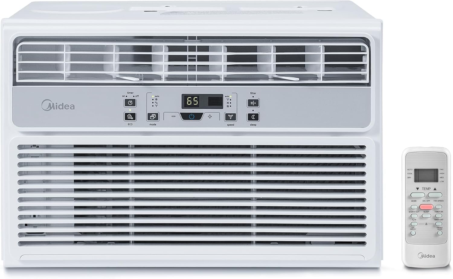Midea 12,000 BTU EasyCool Window Air Conditioner, Dehumidifier and Fan - Cool, Circulate and Dehumidify up to 550 Sq. Ft., Reusa