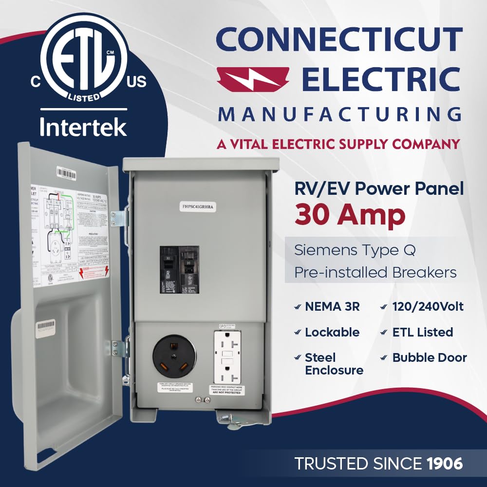 Connecticut Electric Cesmpsc41Grhr Power Outlet