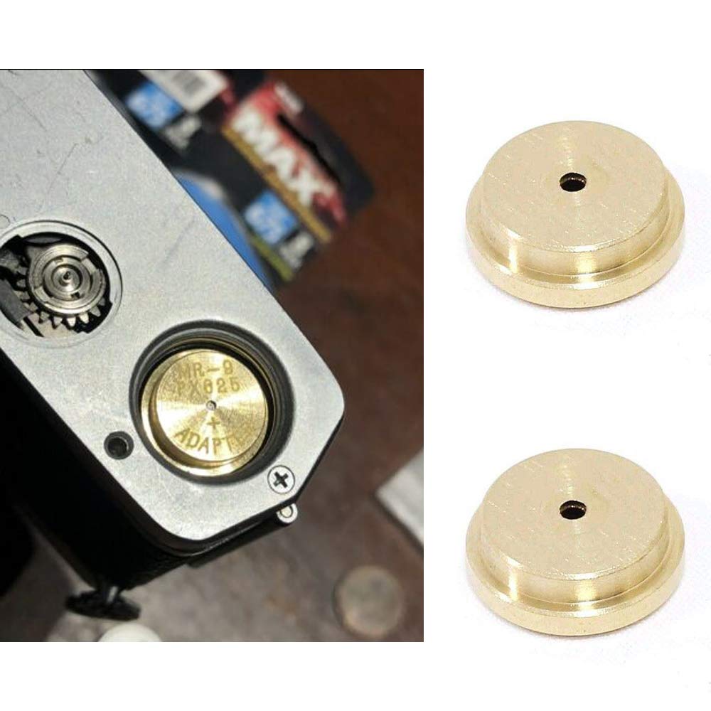 Acxico 2Pcs Mr 9 Battery Adapter Converter For Film Camera & Exposure Meter Mr9 Px625