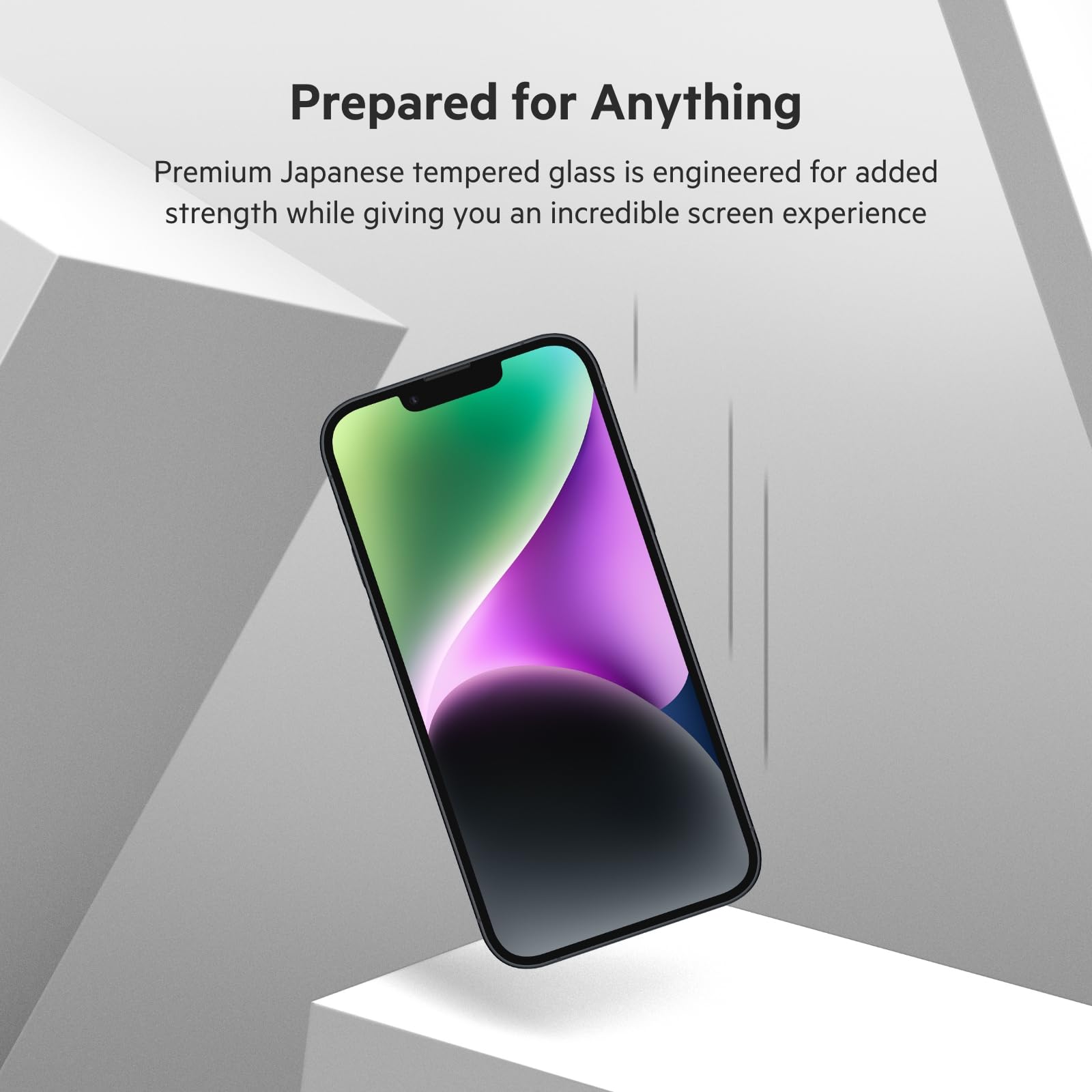 Belkin Iphone 14, Iphone 13, Iphone 13 Pro Screen Protector Temperedglass, Antimicrobial Treated, Easy Application Bubble Free W