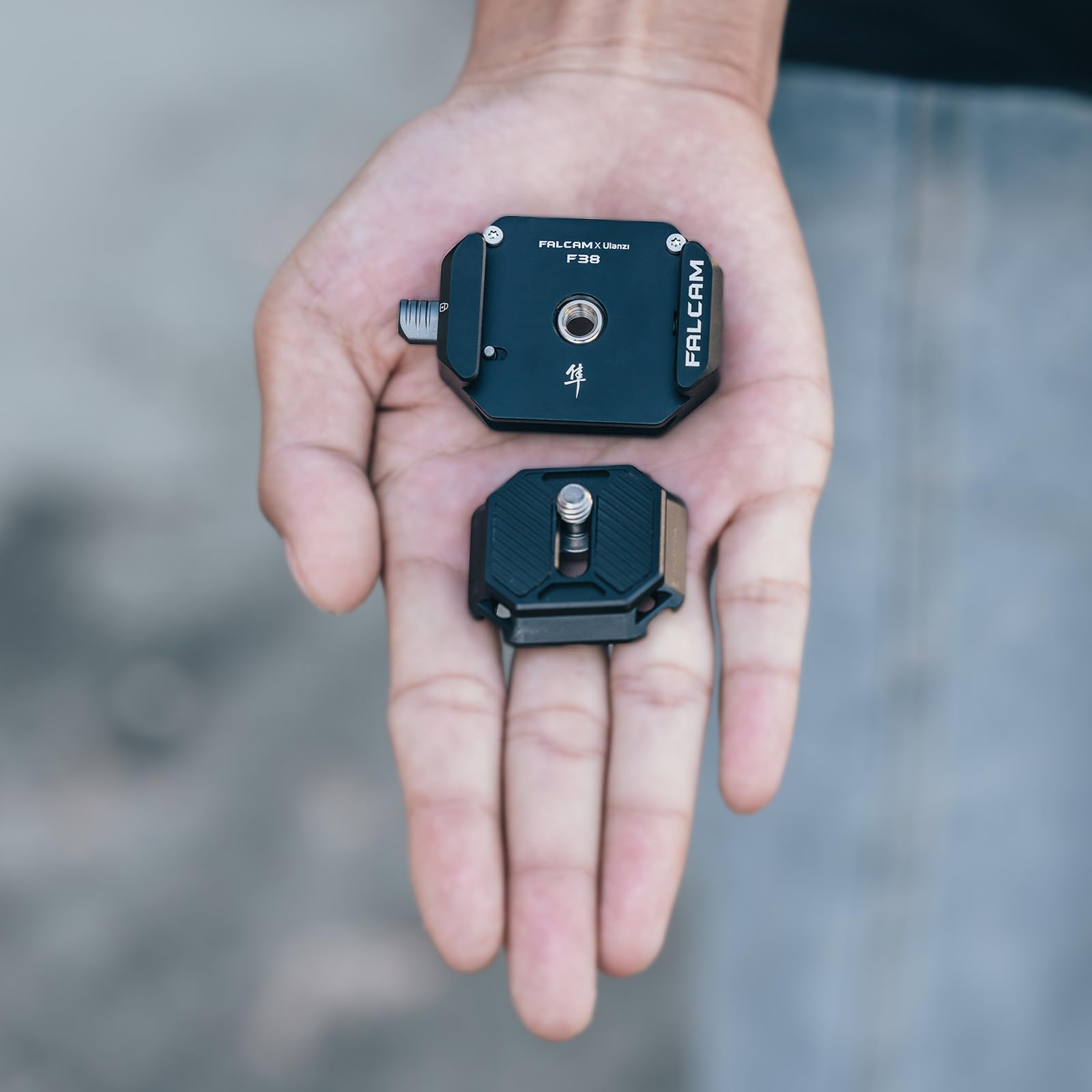 Falcam F38 Quick Release Kit V1, Plate For Dslr/Mirroless Camera Compatible With Arca Swiss And Clamp For Tripod/Stablizer/Gimba