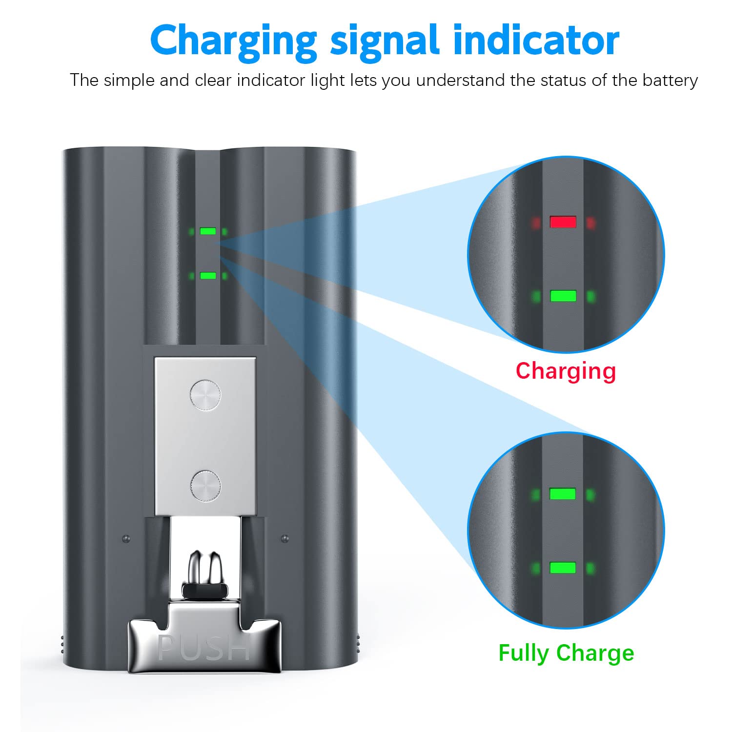 Jippofu 2 Pack Battery Camera For Ring Doorbell 2 3 4 Spotlight Stick Up Cam Rechargeable Batteries, With Usb Charging Station R