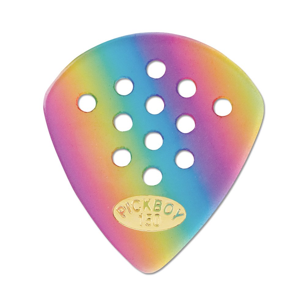 Pickboy Pos A Grip, Jazz, Rainbow, Cellulose, 1.50Mm, 10 Picks